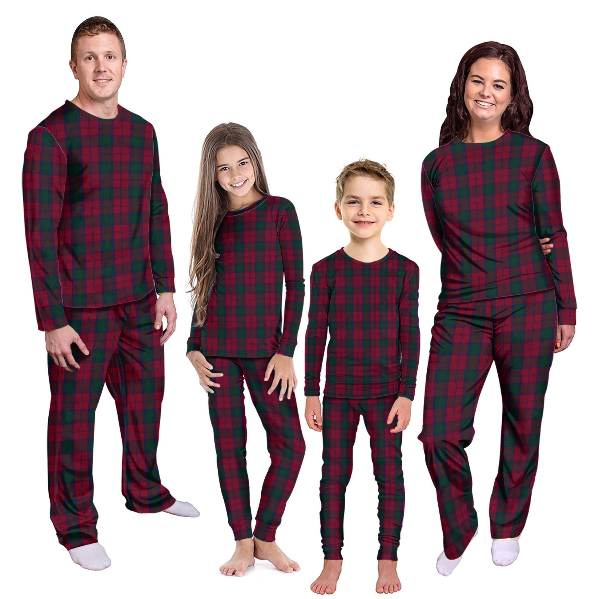 Lindsay Tartan Pajamas Family Set Kid - Tartan Vibes Clothing