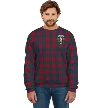 Lindsay Tartan Sweatshirt with Family Crest