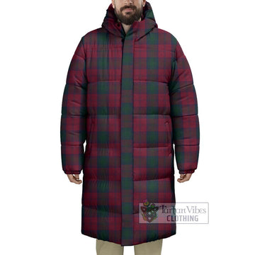 Lindsay Tartan Long Down Jacket