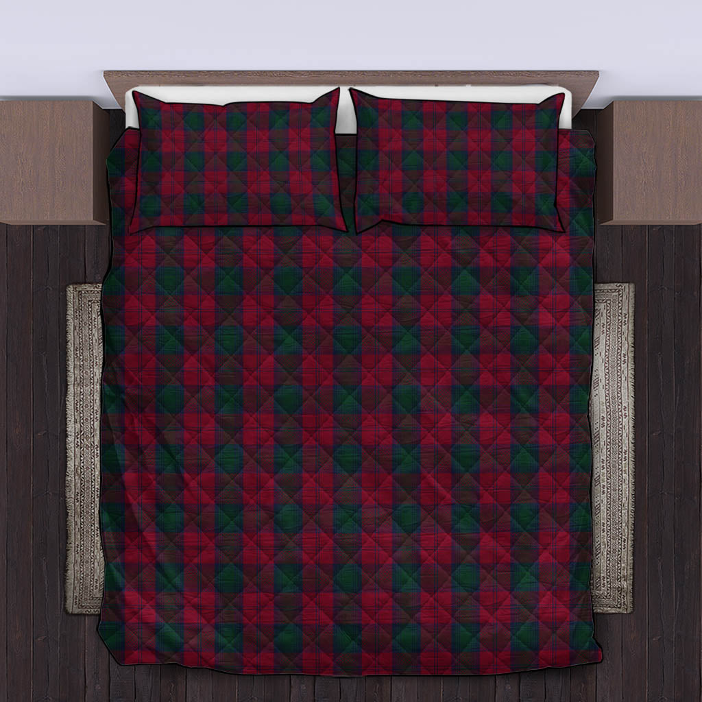 Lindsay Tartan Quilt Bed Set King - Tartan Vibes Clothing