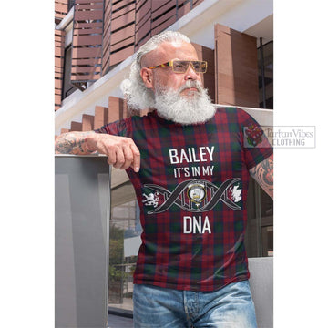 Lindsay Tartan Cotton T-shirt with Family Crest DNA In Me Style