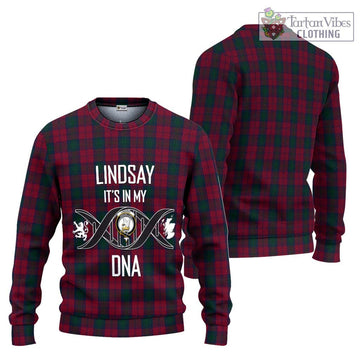 Lindsay Tartan Ugly Sweater with Family Crest DNA In Me Style