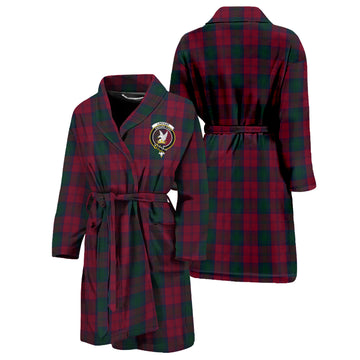 Lindsay Tartan Bathrobe with Family Crest