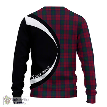 Lindsay Tartan Ugly Sweater with Family Crest Circle Style