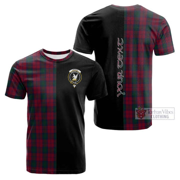 Lindsay Tartan Cotton T-shirt with Family Crest and Half Of Me Style