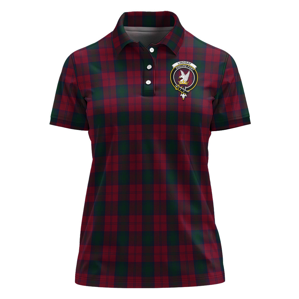 lindsay-tartan-polo-shirt-with-family-crest-for-women
