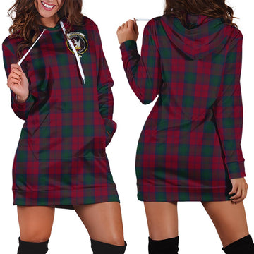 Lindsay Tartan Hoodie Dress with Family Crest