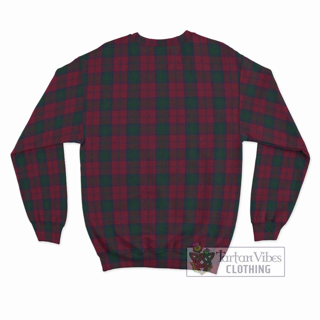 Lindsay Tartan Sweatshirt with Family Crest DNA In Me Style - Tartanvibesclothing Shop