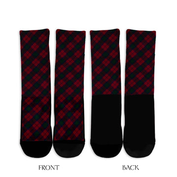 Lindsay Tartan Crew Socks Cross Tartan Style