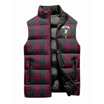 Lindsay Tartan Sleeveless Puffer Jacket with Family Crest