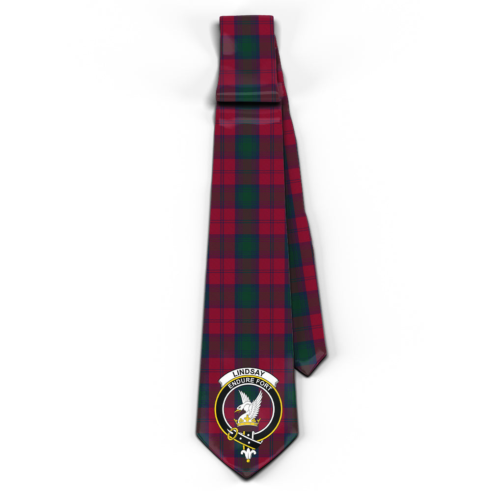 lindsay-tartan-classic-necktie-with-family-crest