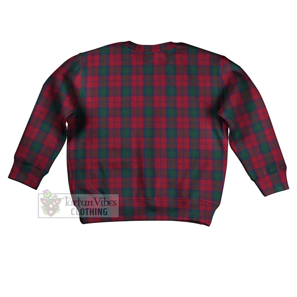 Tartan Vibes Clothing Lindsay Tartan Kid Ugly Sweater with Family Crest