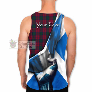 Lindsay Tartan Men's Tank Top with Family Crest Scotland Patriotic Style