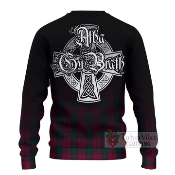 Lindsay Tartan Ugly Sweater Featuring Alba Gu Brath Family Crest Celtic Inspired