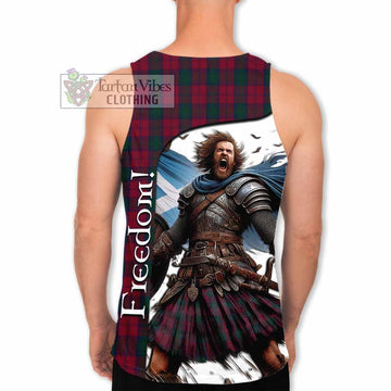 Lindsay Crest Tartan Men's Tank Top Inspired by the Freedom of Scottish Warrior