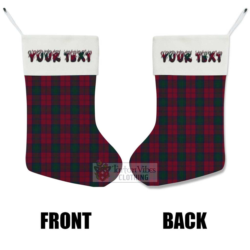 Tartan Vibes Clothing Lindsay Tartan Christmas Stocking with Personalized Text