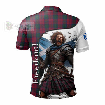 Lindsay Crest Tartan Polo Shirt Inspired by the Freedom of Scottish Warrior