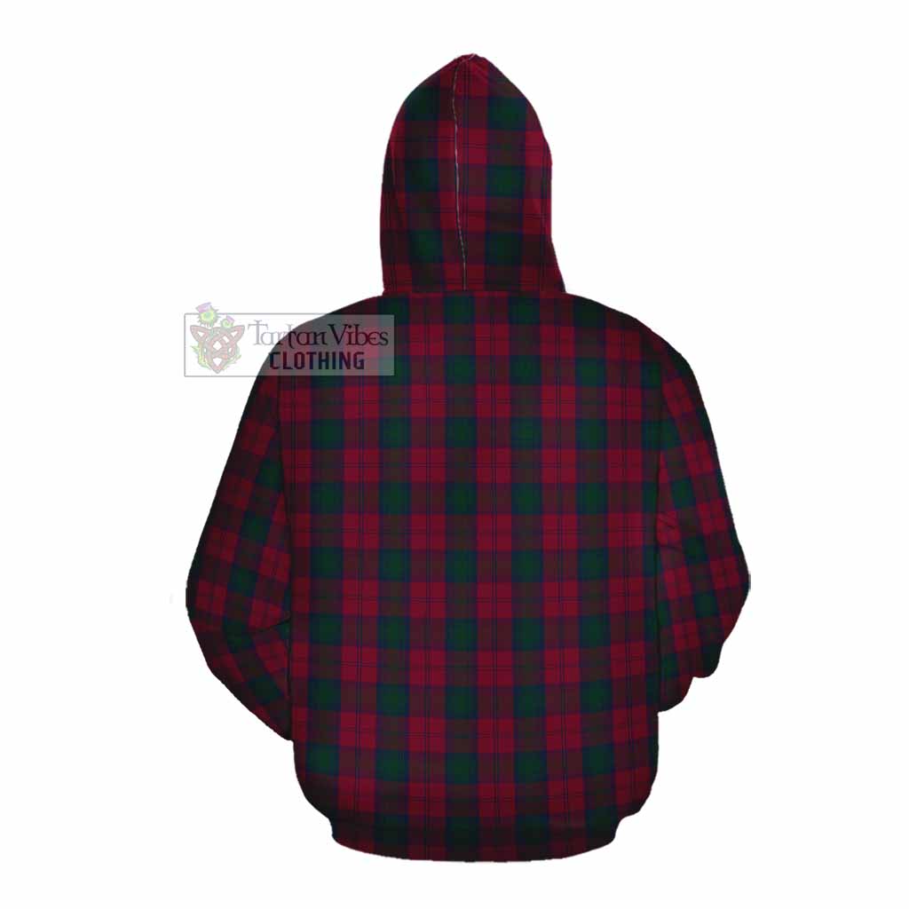 Tartan Vibes Clothing Lindsay Tartan Cotton Hoodie with Family Crest DNA In Me Style