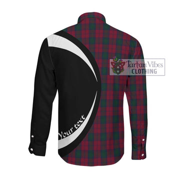 Lindsay Tartan Long Sleeve Button Up with Family Crest Circle Style