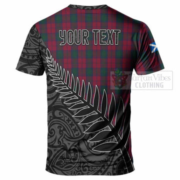 Lindsay Crest Tartan T-Shirt with New Zealand Silver Fern Half Style