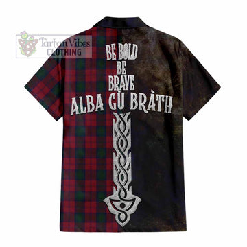 Lindsay Tartan Family Crest Hawaiian Shirt Alba Gu Brath Be Brave Lion Ancient Style - Tartan Vibes Clothing