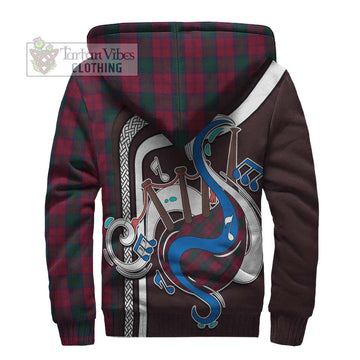 Lindsay Tartan Sherpa Hoodie with Epic Bagpipe Style