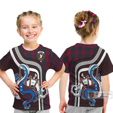 Lindsay Tartan Kid T-Shirt with Epic Bagpipe Style