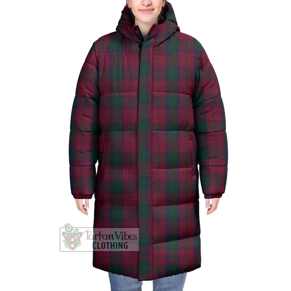 Tartan Vibes Clothing Lindsay Tartan Long Down Jacket