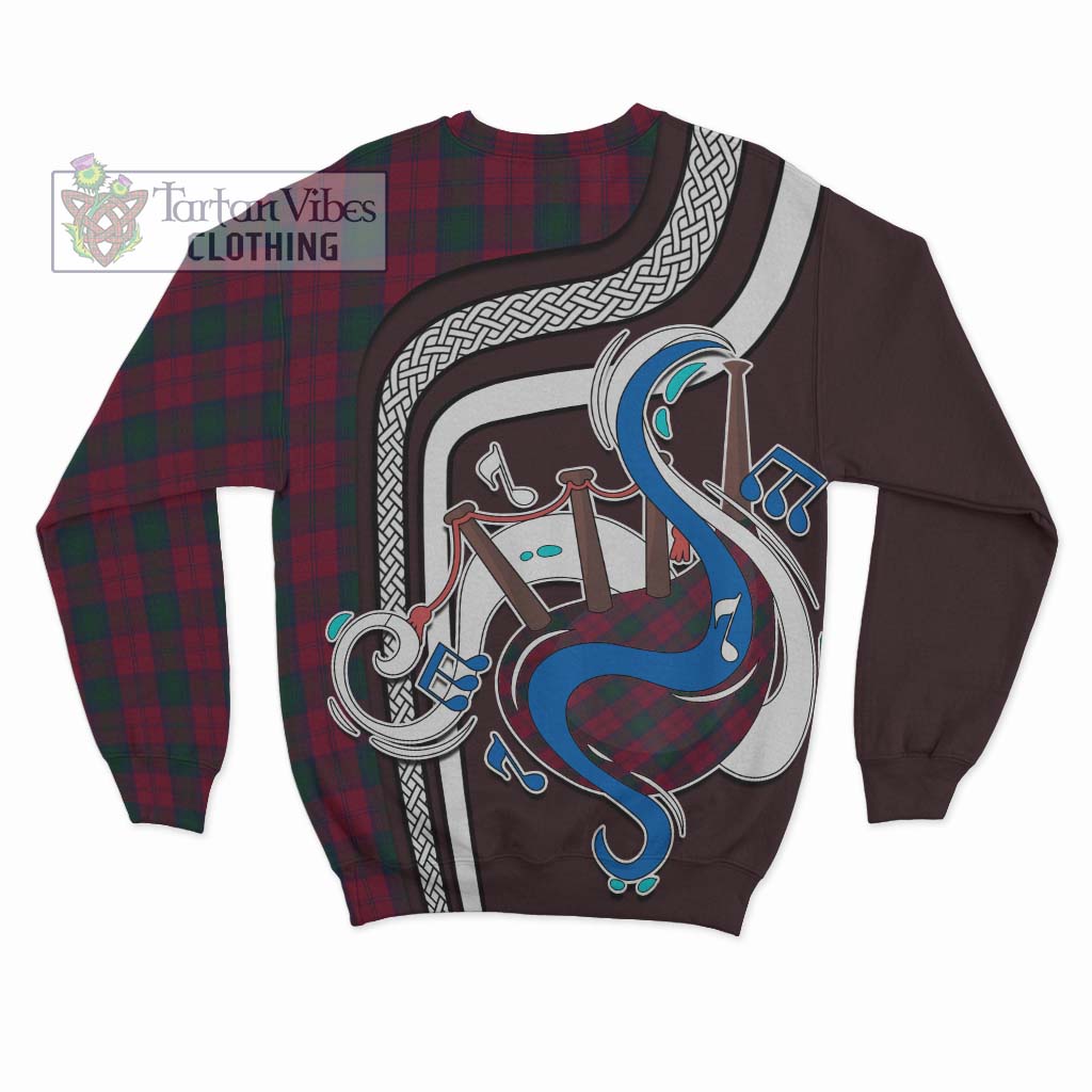 Tartan Vibes Clothing Lindsay Tartan Sweatshirt with Epic Bagpipe Style