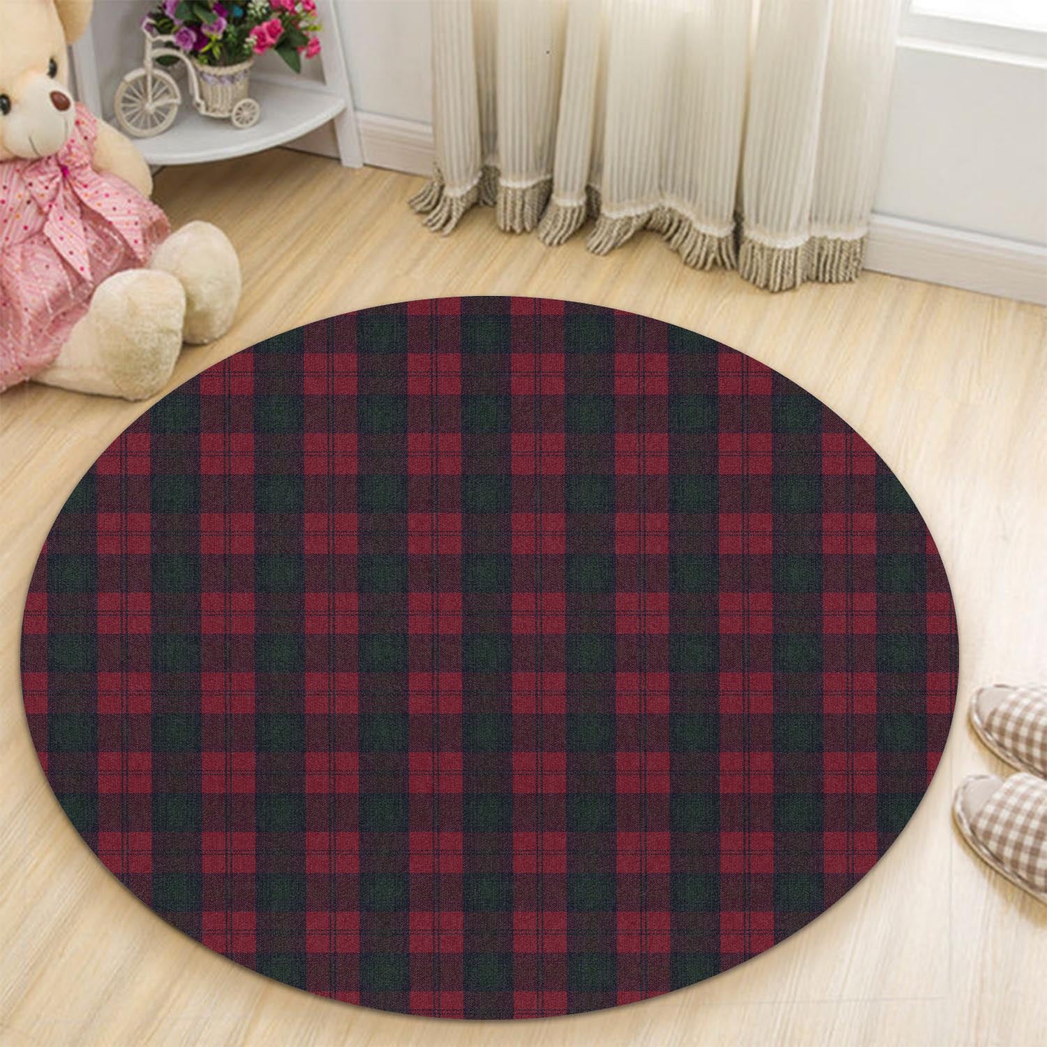 lindsay-tartan-round-rug