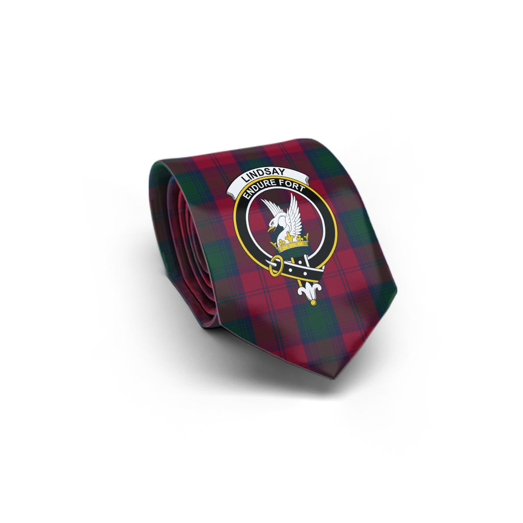 lindsay-tartan-classic-necktie-with-family-crest