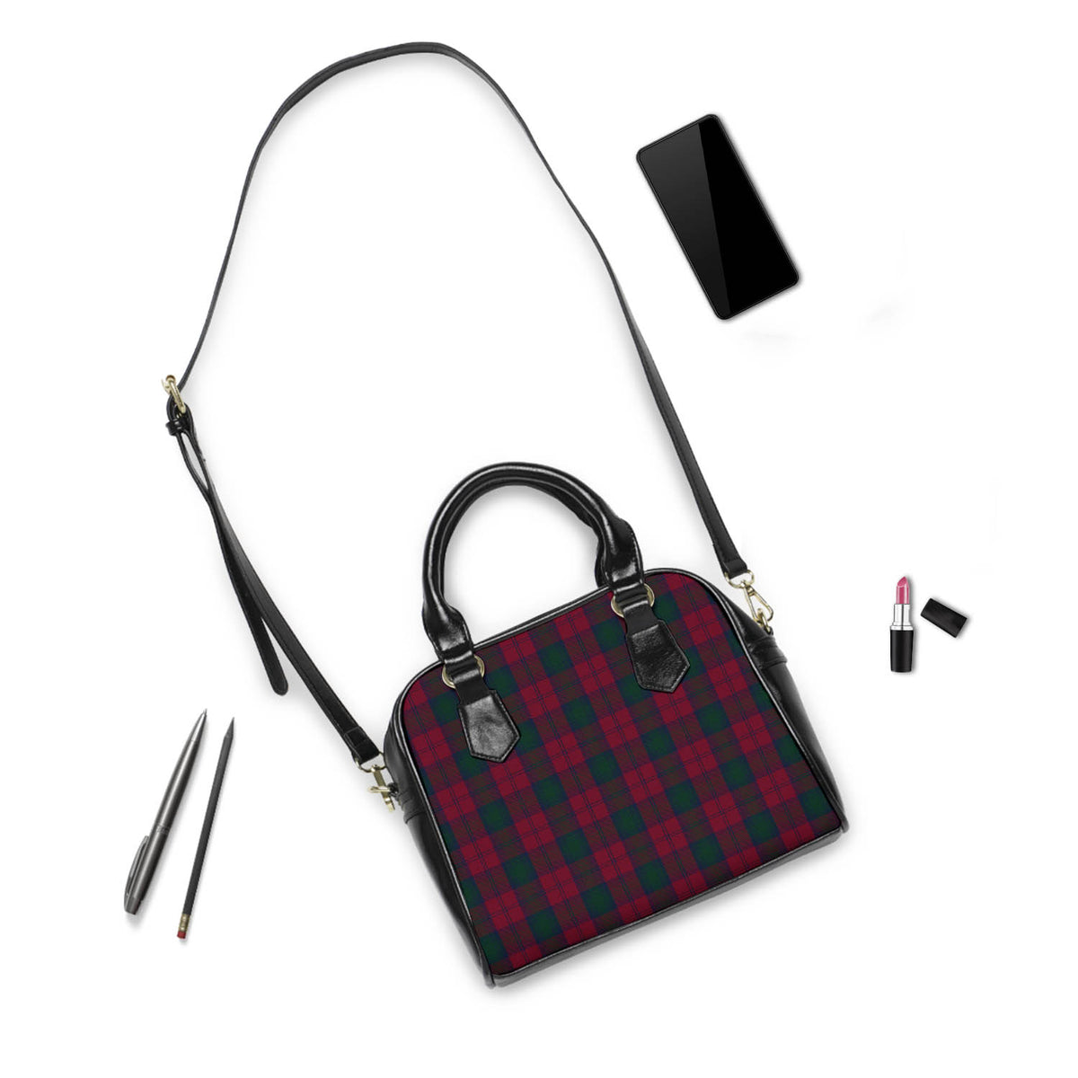 Lindsay Tartan Shoulder Handbags - Tartan Vibes Clothing