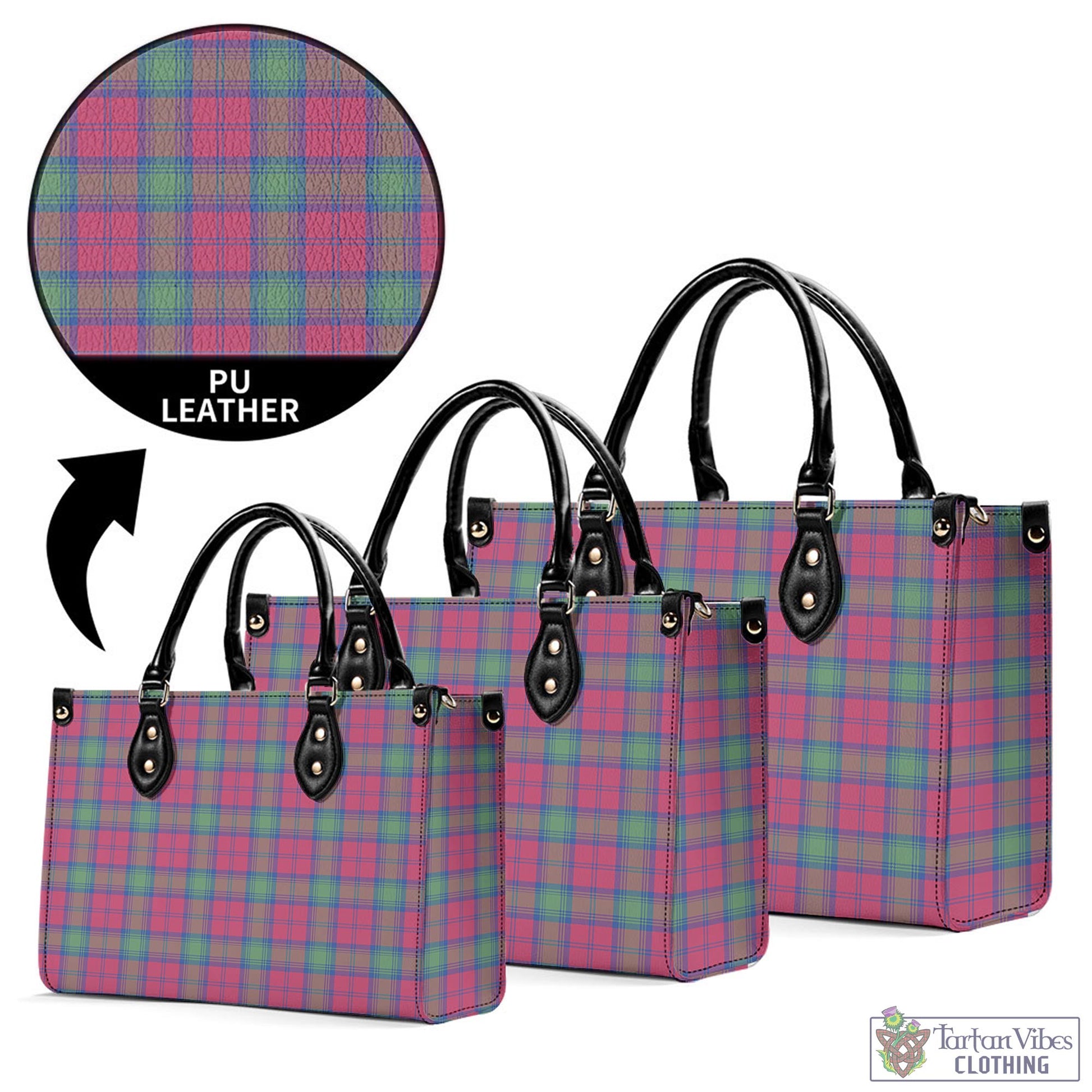 Tartan Vibes Clothing Lindsay Ancient Tartan Luxury Leather Handbags