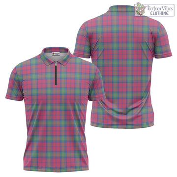 Lindsay Ancient Tartan Zipper Polo Shirt