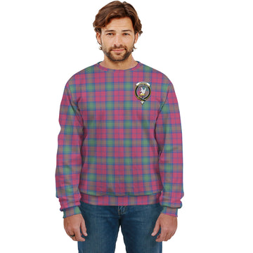 Lindsay Ancient Tartan Sweatshirt with Family Crest