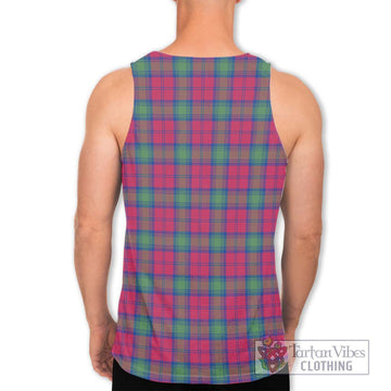 Lindsay Ancient Tartan Men's Tank Top with Family Crest DNA In Me Style