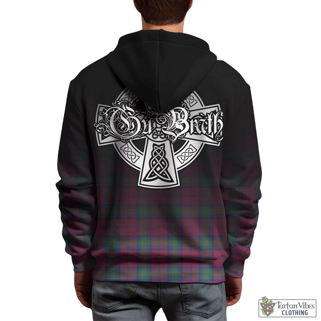 Tartan Vibes Clothing Lindsay Ancient Tartan Hoodie Featuring Alba Gu Brath Family Crest Celtic Inspired