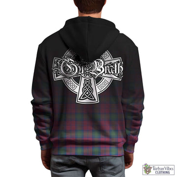 Lindsay Ancient Tartan Hoodie Featuring Alba Gu Brath Family Crest Celtic Inspired