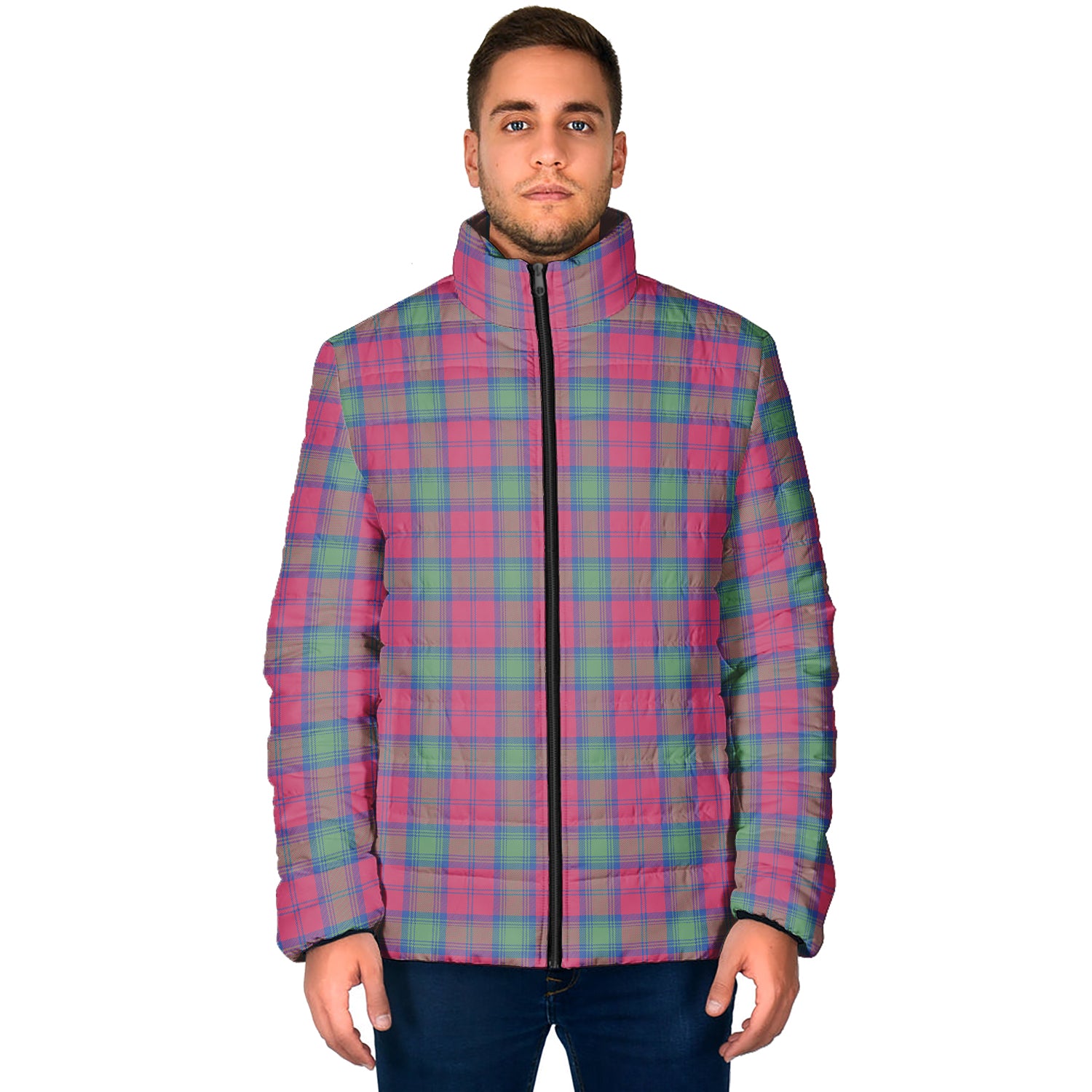 Lindsay Ancient Tartan Padded Jacket - Tartanvibesclothing