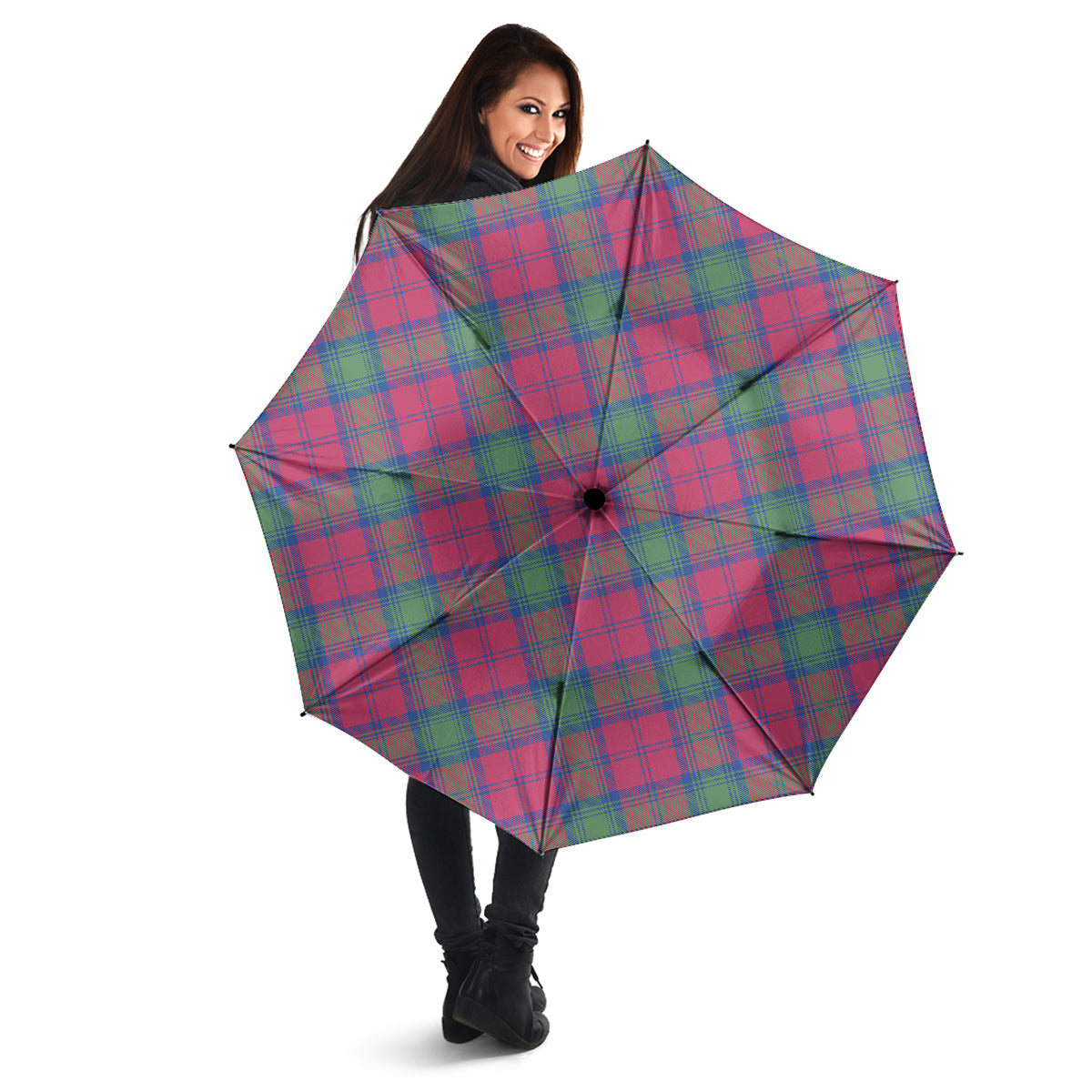 Lindsay Ancient Tartan Umbrella - Tartanvibesclothing