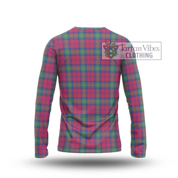 Lindsay Ancient Tartan Long Sleeve T-Shirt with Family Crest DNA In Me Style