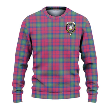 Lindsay Ancient Tartan Ugly Sweater with Family Crest