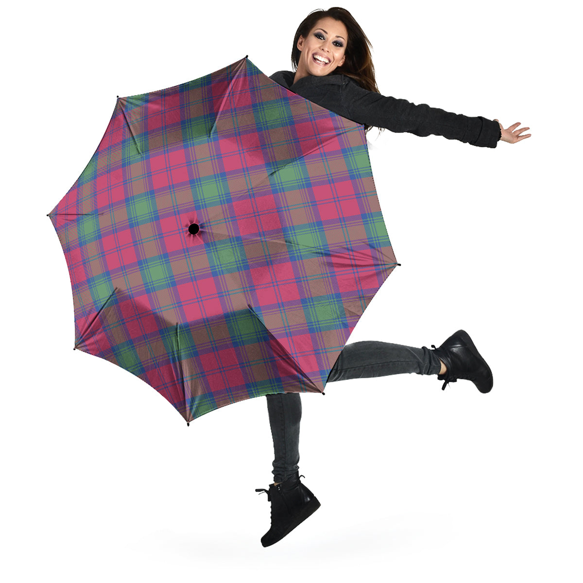 Lindsay Ancient Tartan Umbrella - Tartanvibesclothing