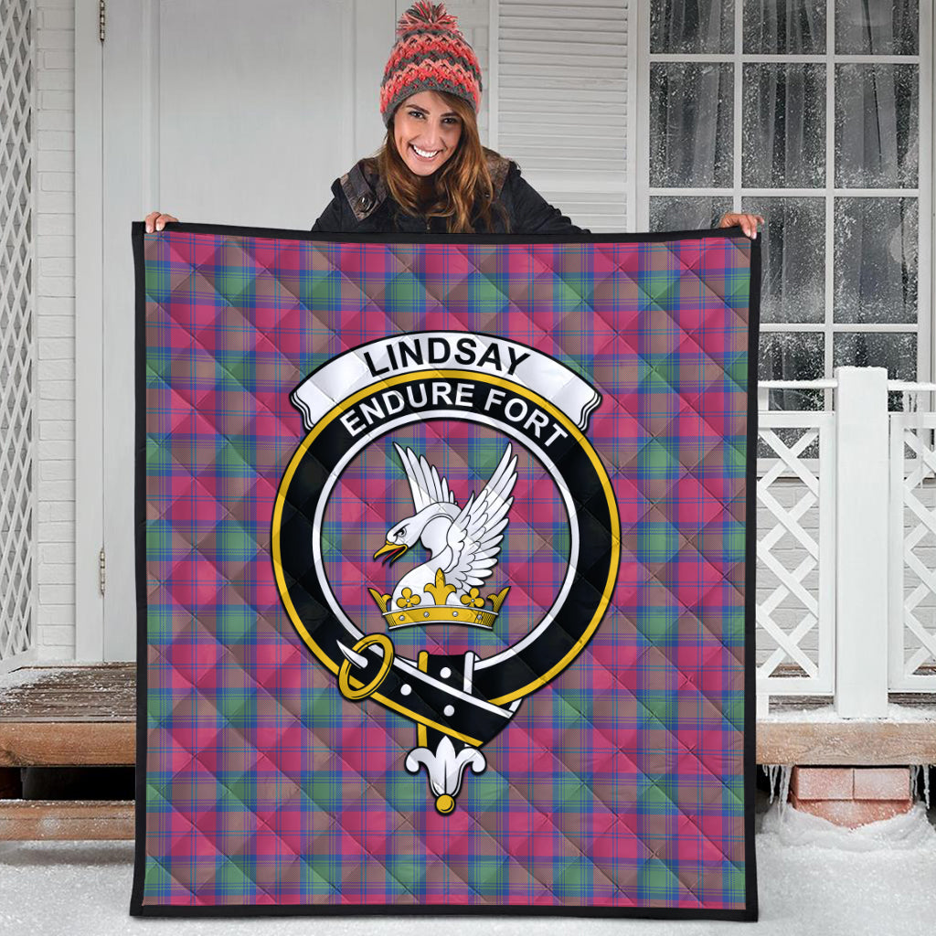 lindsay-ancient-tartan-quilt-with-family-crest