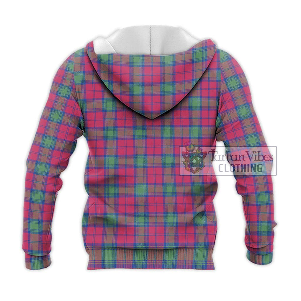 Lindsay Ancient Tartan Knitted Hoodie with Family Crest DNA In Me Style - Tartanvibesclothing Shop