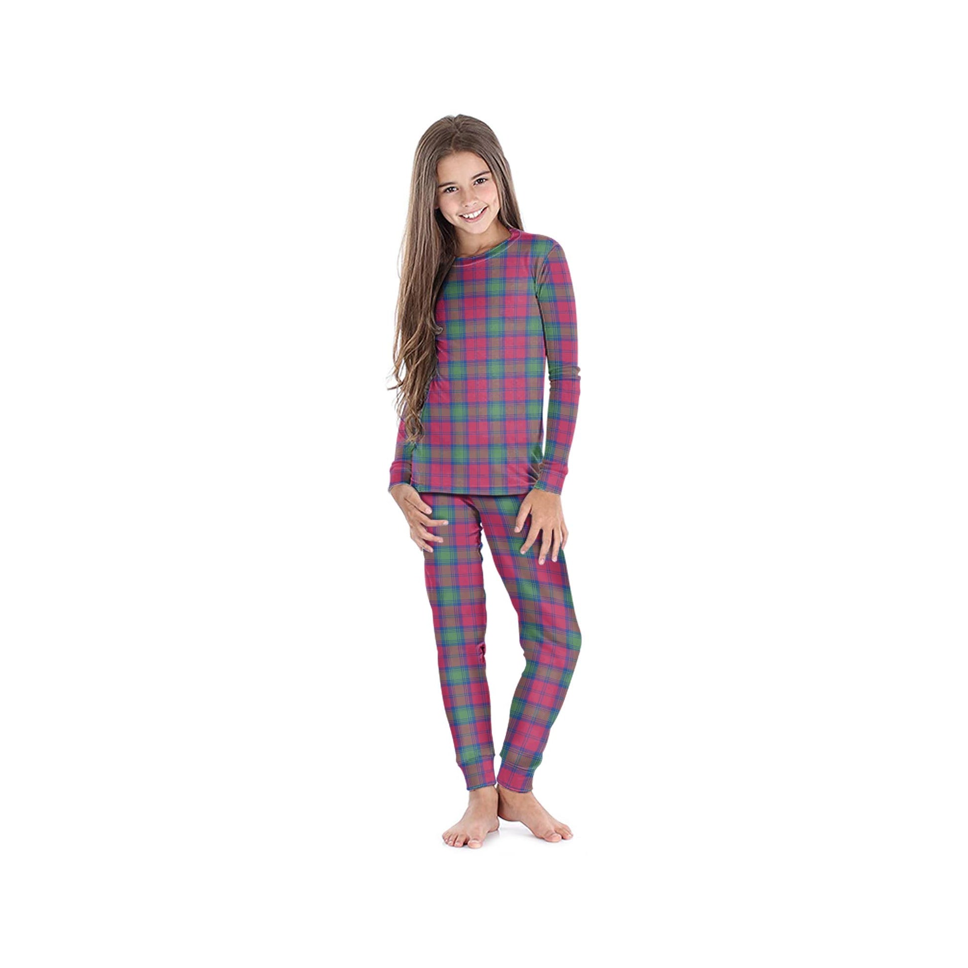 Lindsay Ancient Tartan Pajamas Family Set - Tartan Vibes Clothing