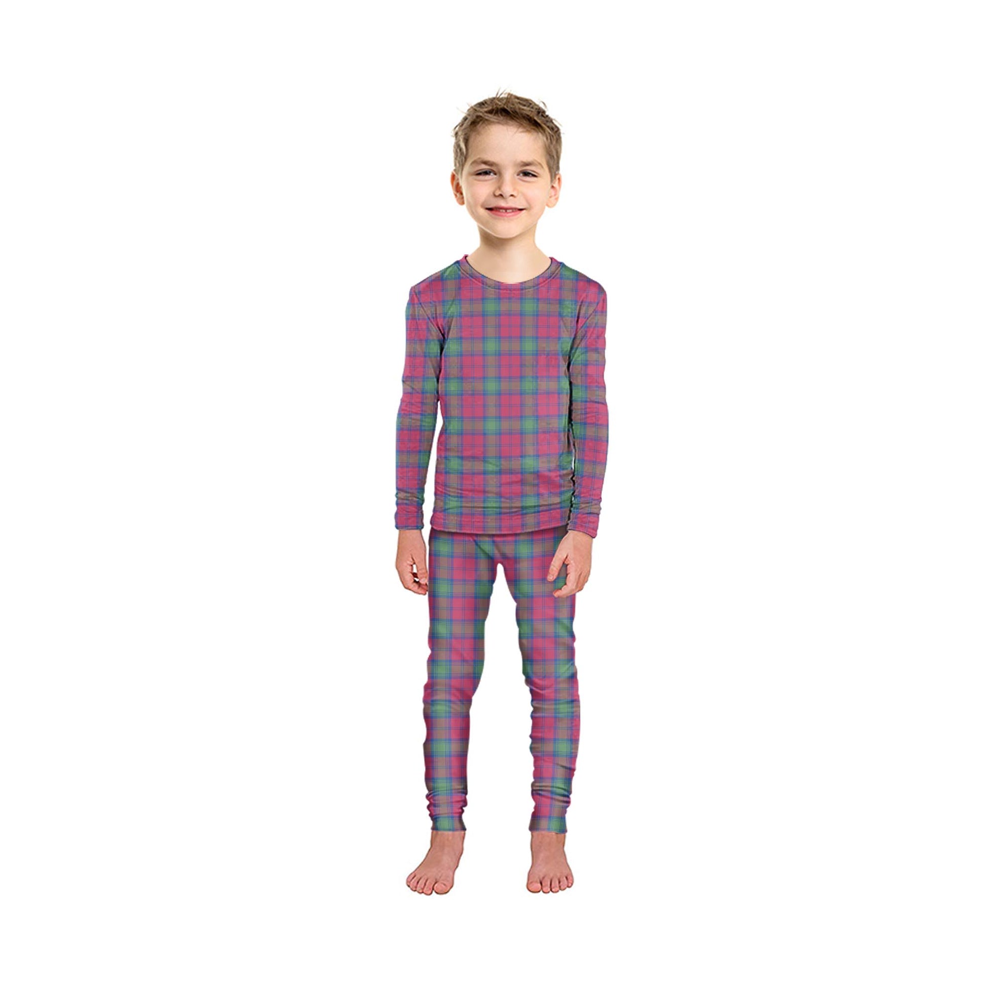 Lindsay Ancient Tartan Pajamas Family Set - Tartan Vibes Clothing