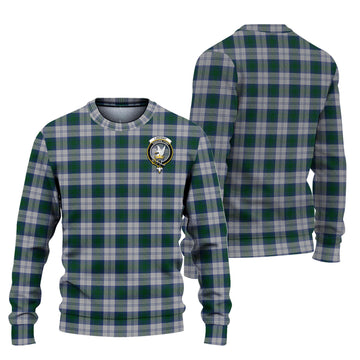 Lindsay Dress Tartan Ugly Sweater with Family Crest