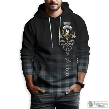 Lindsay Dress Tartan Hoodie Featuring Alba Gu Brath Family Crest Celtic Inspired