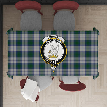 Lindsay Dress Tatan Tablecloth with Family Crest